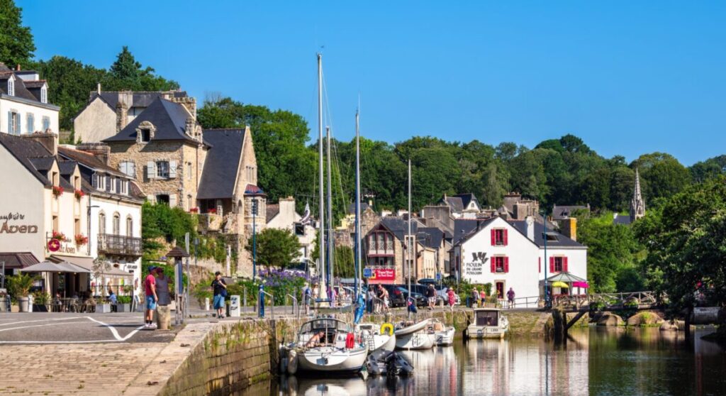 The port of Pont-Aven in Britanny.