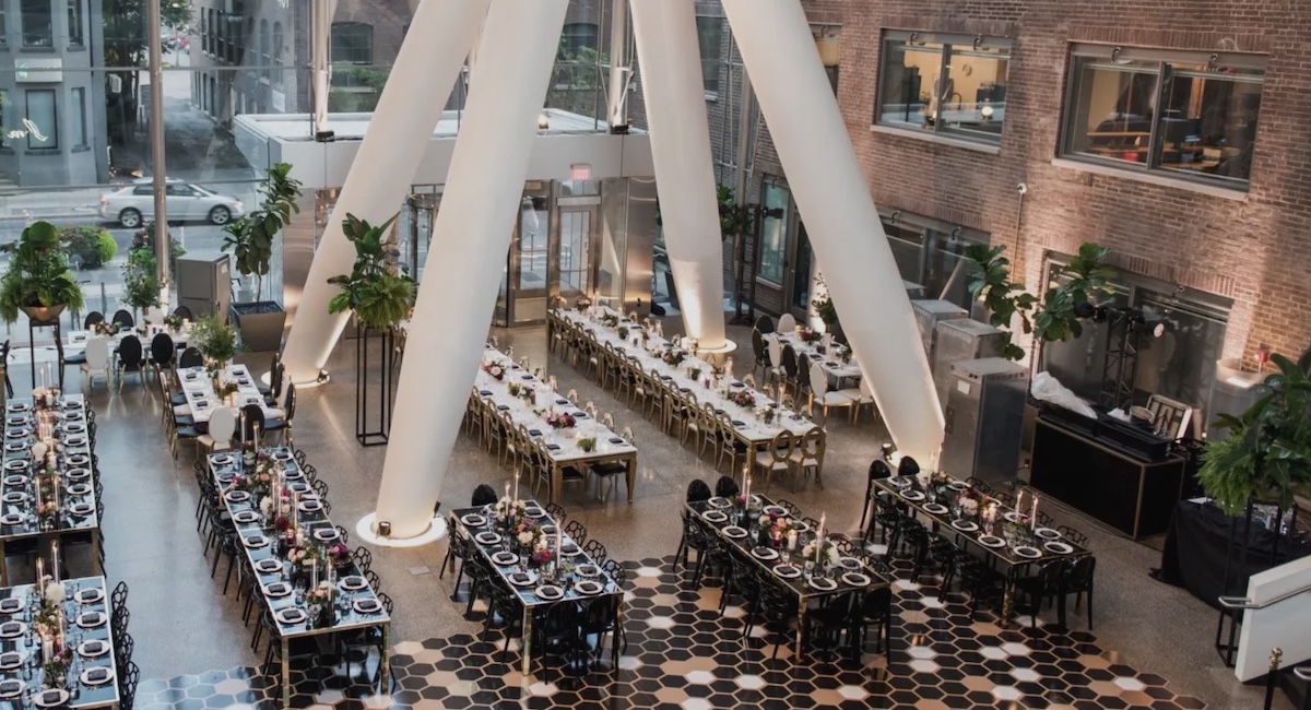 Ricardas restaurant interior in Toronto.