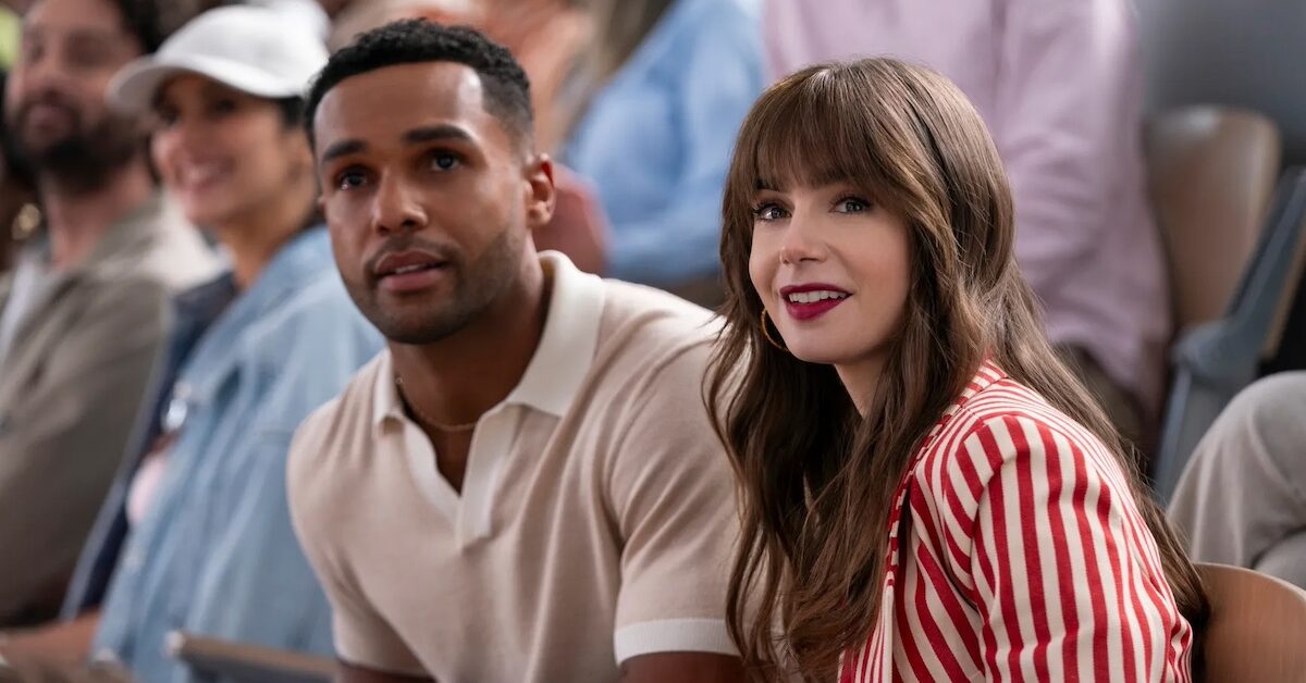 Lily Collins and Lucien Laviscount in 'Emily in Paris' Season 4