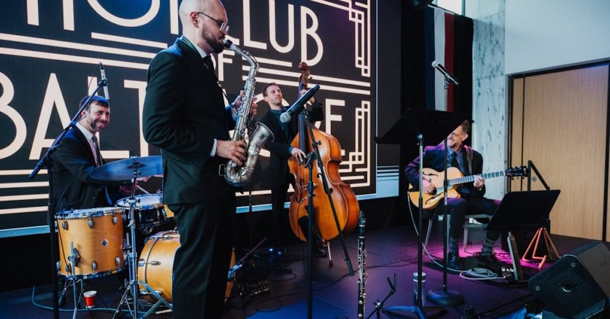 Jazz Club performing for a Bastille Day event in Washington, DC.