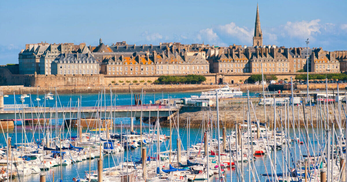 Saint-Malo port.