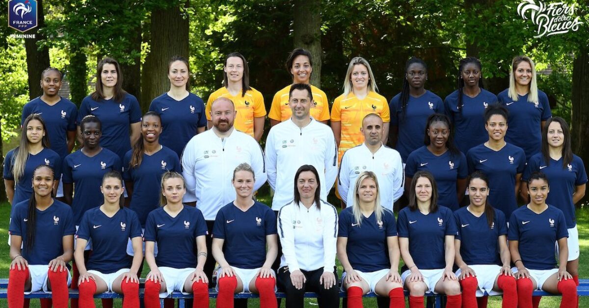 France's women's World Cup team. Photo credit: Equipe de France de Football Facebook page