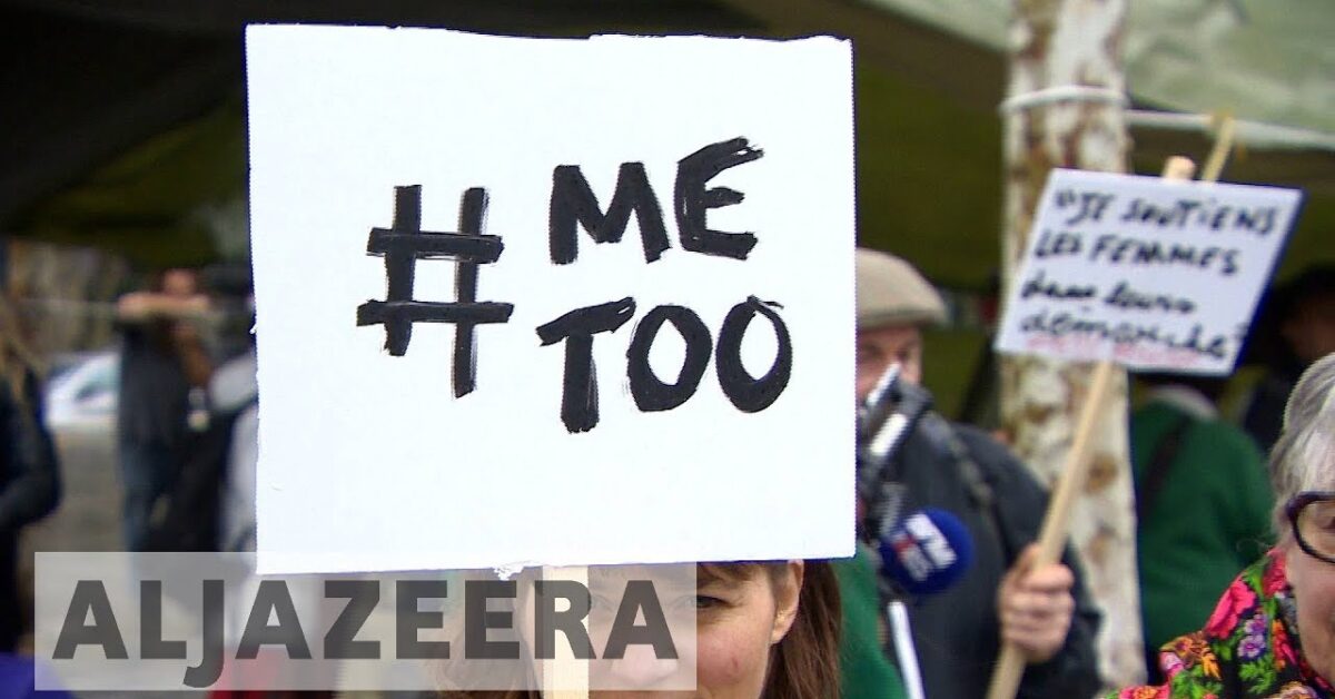 A person holding a sign
