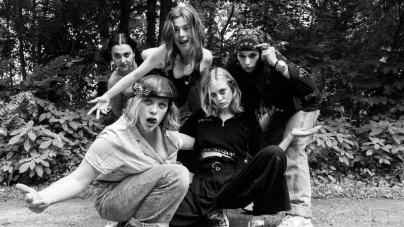 La Cercleuse, a group of four women rappers—Ozna, Babsi, Introspective, Kyara and DJ Bapzila.