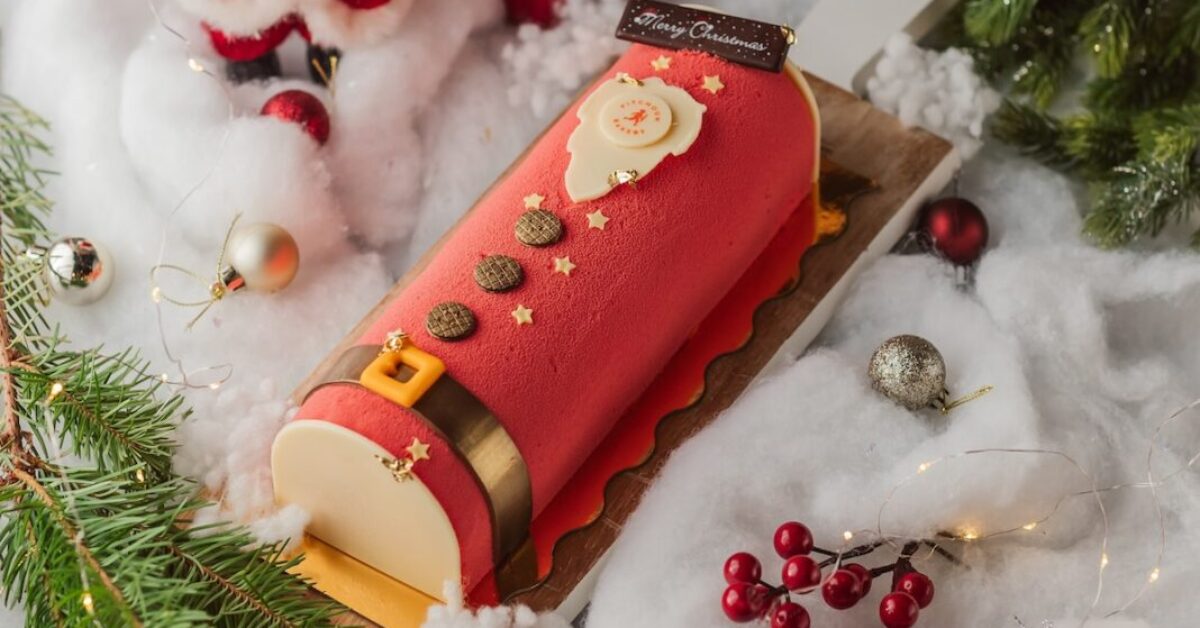 Pitchoun Bakery Yule log.