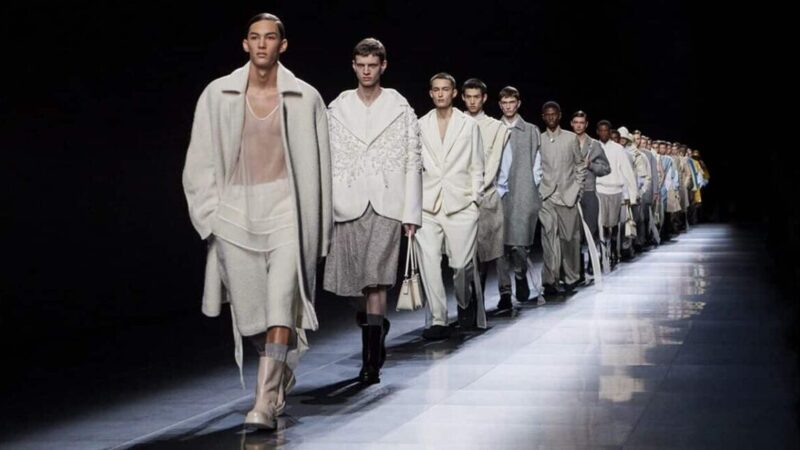 Dior runway at Paris Fashion Week 2025.