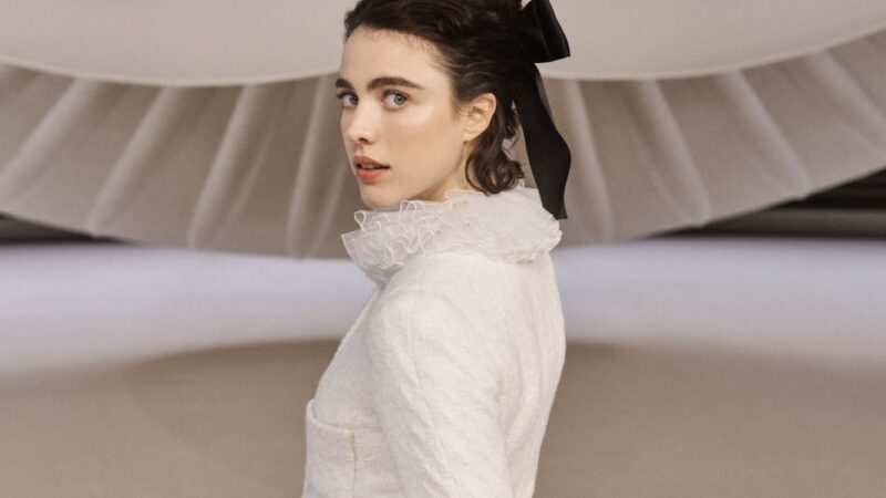 Actress Margaret Qualley in Chanel