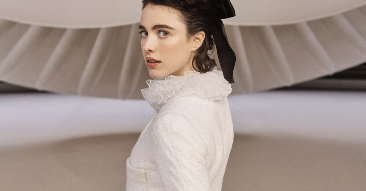 Actress Margaret Qualley in Chanel