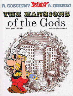 Asterix and The Mansions of the Gods cover