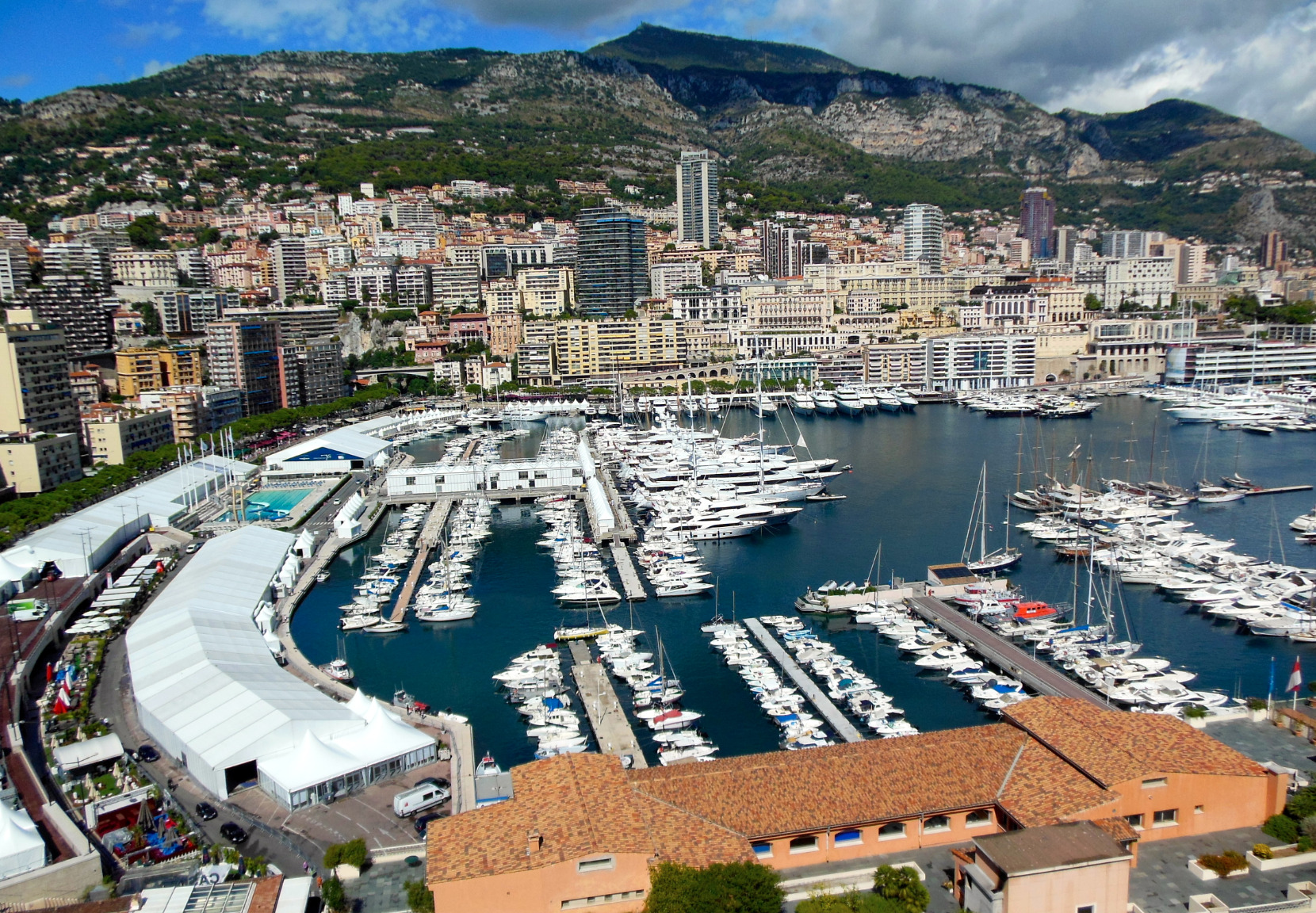 The harbor of the Principality of Monaco