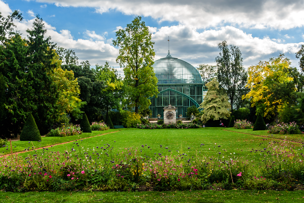 Jardin des Serres d'Auteuil - botanical garden set within a major greenhouse complex located at southern edge of Bois de Boulogne, Paris, France. Served as a botanical garden in 1761 under Louis XV.